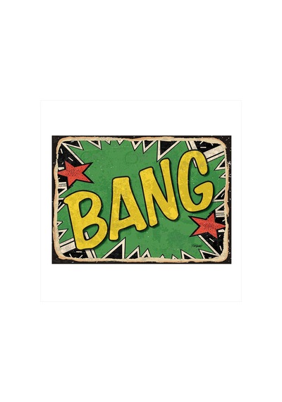 Bedeko Bang Pop Art Mdf Tablo 25 Cm X 35 Cm