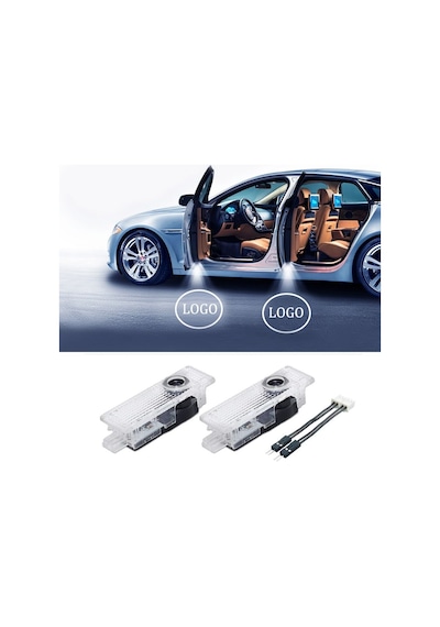 Autogp Mini Cooper R55 Clubman Kapı Altı Işık Lazer Led Logo Hoşgeldin Aydınlatması 1 Çift/kutu