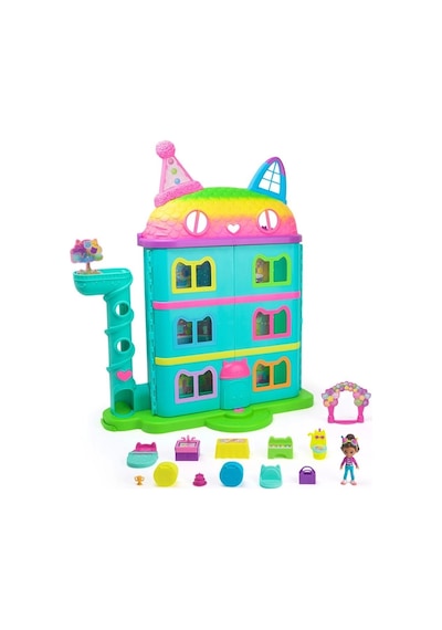 70742 Gabbys Dollhouse Festival Evi Eğlenceli Müzikli Oyun Seti 63 Cm -spinmaster