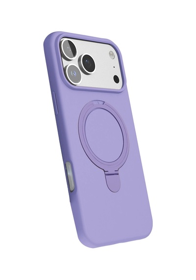 Apple Uyumlu iPhone 17 Pro Regal Magsafe Standlı Kapak Lila\