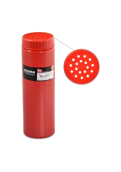Lexroo Profesyonel Genis Kapakli Baharatlik Sisesi, 700 Ml Kapasite, Kirmizi Çok Renkli