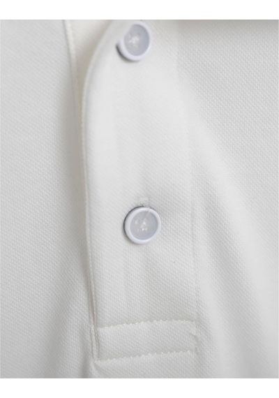 Uki Ekru Comfort Fit Polo Yaka Pike T-shirt Ekru