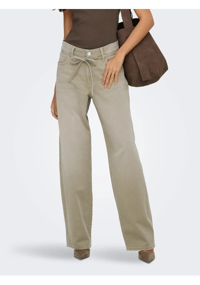 Only Onlgianna Mw Straight Kadın Denim Pantolon 15376953 Yeşil