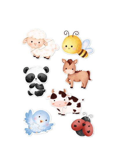 Baby Puzzle Hayvanlar Mert Bebek