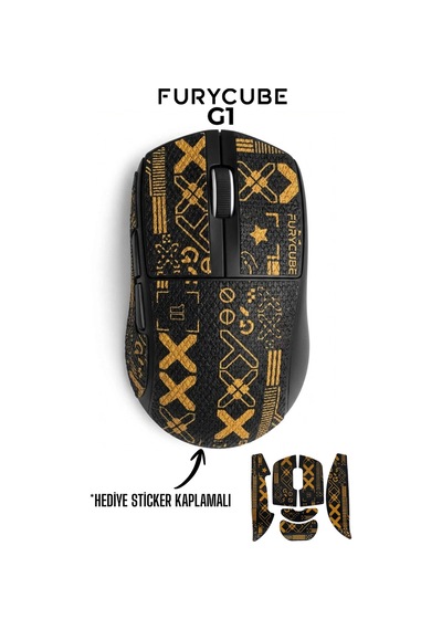 Furycube G1 10000 Dpı Kablolu/bt/2.4 G Tri Mode Gaming Oyuncu Mouse 001