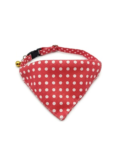 Desenli Bandana Kedi Tasması 4'lü Tam Set