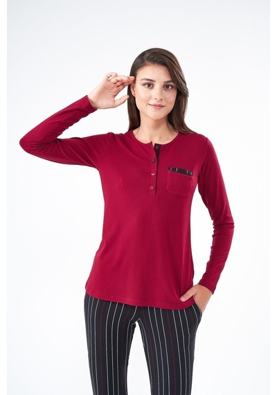 Pjs 22408 Kadın Patlı Pijama Takım