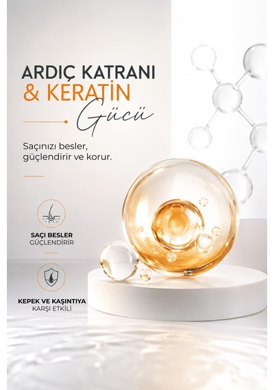 Agarta Ardıç Katranı Ve Keratin Şampuanı 400 ML
