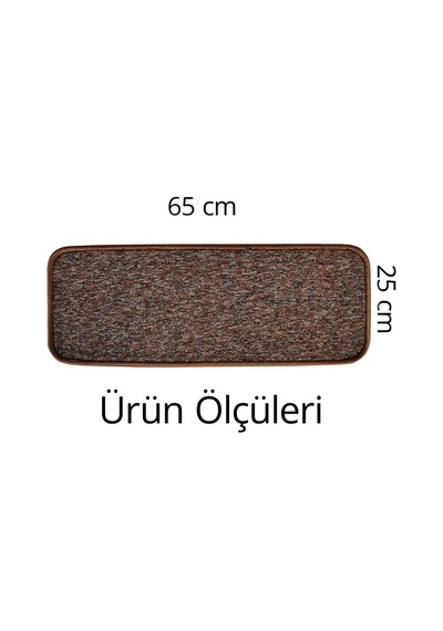Stepmat Bukle Halıdan Ekonomik Basamak Ve Merdiven Paspası 16'lı
