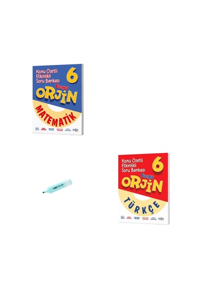 6. Sınıf Orjin Matematik Ve Türkçe Konu Özetli Soru Bankası