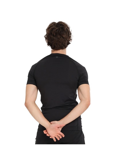 Sportive Yuma Slim Erkek Siyah Antrenman T-shirt 25ke1026-syh 1776446 SIYAH