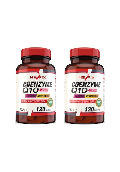 Koenzim Coenzyme Q10 200 Mg 120 Tablet X 2 Kutu