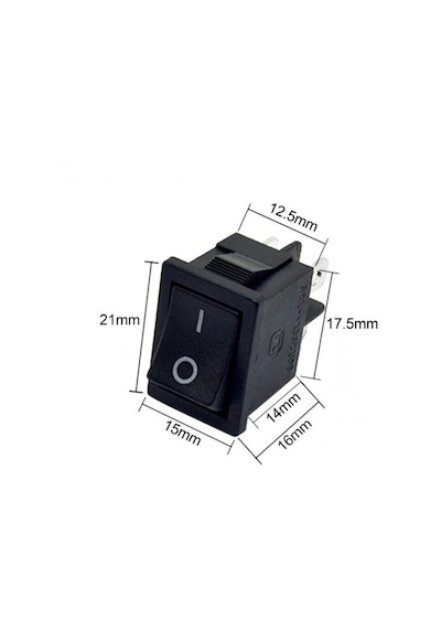 Ic-122 Mini Işıksız Anahtar On-Off 4P 5 Adet