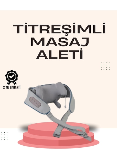 Kablosuz Boyun Ve Omuz Masaj Aleti Isıtmalı Ve Yoğurmalı - 1000