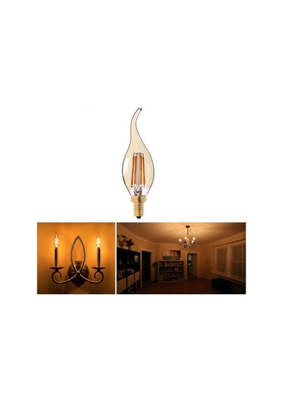 Cata Rustik Led Ampul 4W Amber E14 Ct-4281