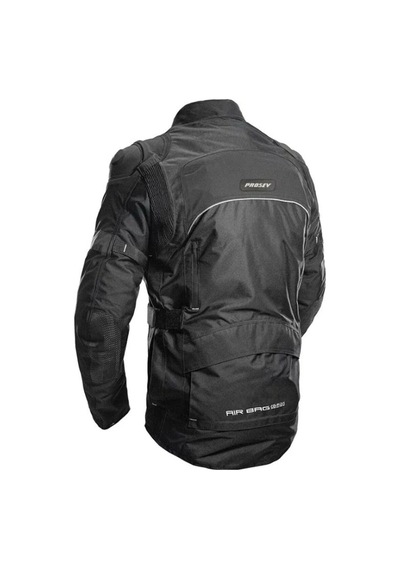 Motoanl Motosiklet Montu Uzun Model 4 Mevsim Full Korumalı Maxdura Kumaş Aırbag Toruıng Mont Siyah