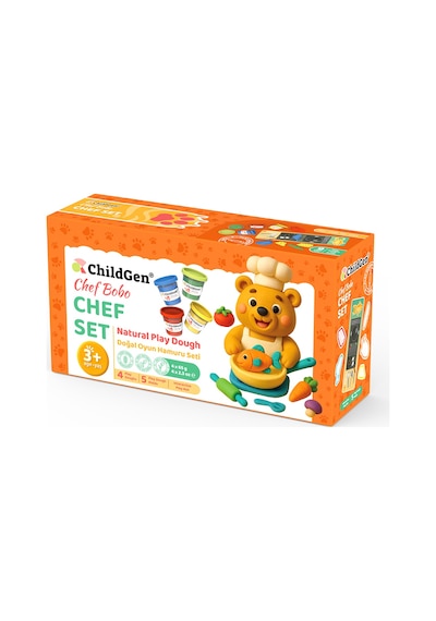 ChildGen Oyun Hamuru Sevimli Patiler Serisi - Şef Set