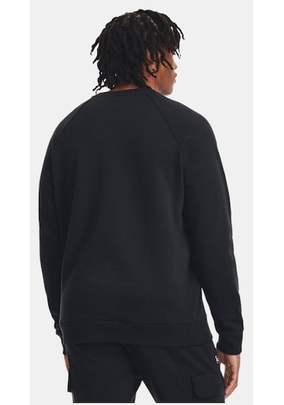 Under Armour Erkek UA Rival Fleece Bisiklet Yaka 1379755-001 Siyah - Beyaz Under Armour Erkek UA Rival Fleece Bisiklet Yaka 1379755-001 Siyah - Beyaz