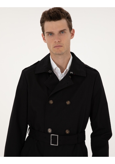 Pierre Cardin Erkek Siyah Kaban 50313866-vr046 Siyah