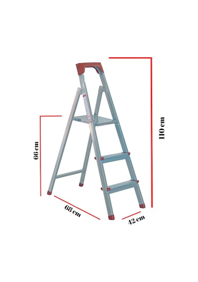Zigana Standart Ev Tipi Profil Merdiven 2+1 Basamaklı