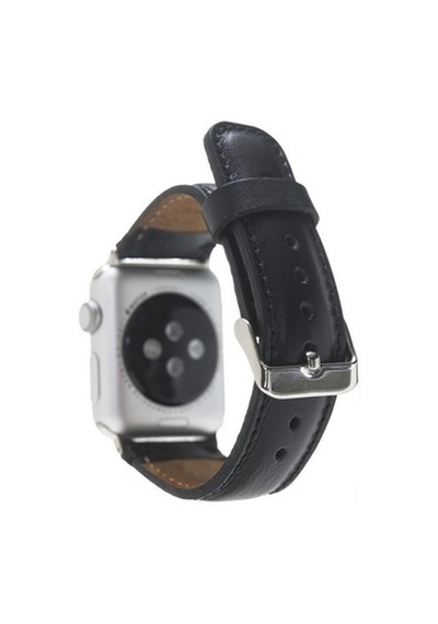 Bouletta Apple Watch Uyumlu Deri Kordon 42-44-45Mm Rst1 Siyah
