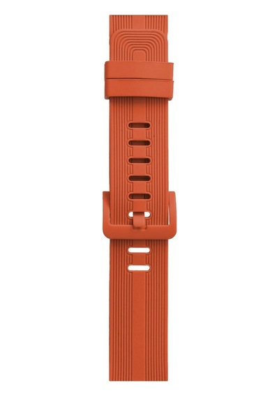 Watch 38mm Kr408 Çizgili Silikon Kordon - Turuncu Diğer