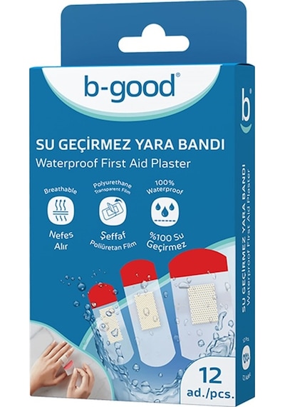 B-good Su Geçirmez Yara Bandı 12 Adet