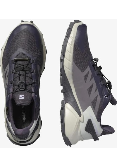 Salomon Supercross 4 Gore-tex Nıne Iron Kadın Koşu/spor Ayakkabısı Gri