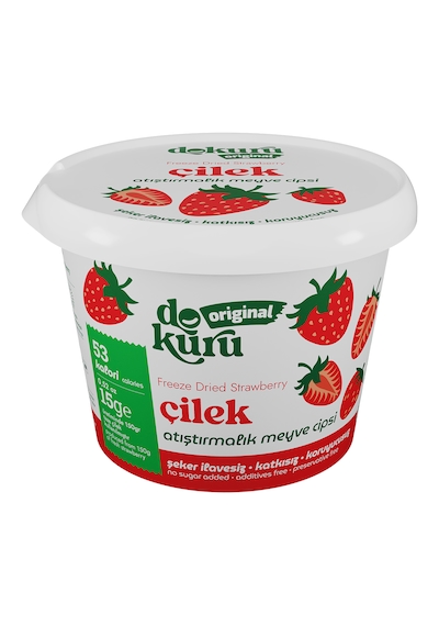 Dokuru Çilek Kuru Meyve Cipsi 15 G