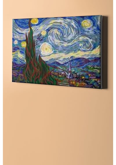 Webstyle Sayılarla Boyama Seti Kasnaklı Yıldızlı Geceler 60 X 75 Cm