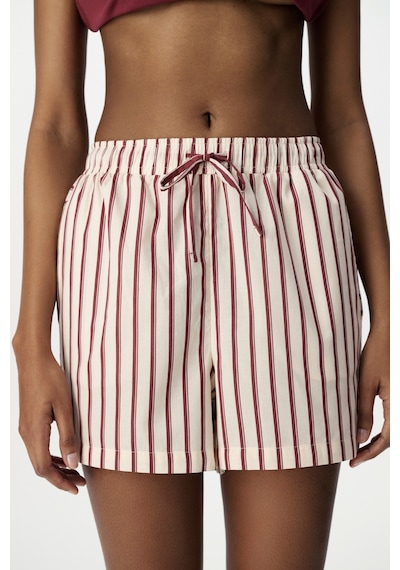 Penti Bordo Sisterhood Pamuklu Şort Pijama Altı Bx33