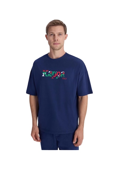 Kappa Erkek Comfort Fit T-shirt Mavi 