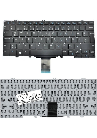 Dell Latitude 5280, 5290 0rn7gy Klavye Siyah Tr Pk131s53a16