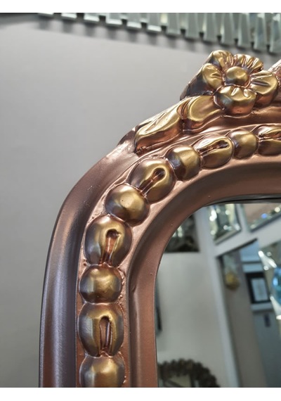 Ayna Denizi Princess Copper Gold Model Rose Gold Altın Renk Dekoratif Ayaklı Boy Aynası Altın - Rose Gold