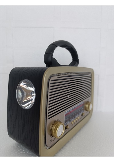 Bluetooth Hoparlör Fm Radyo Usb Tf Aux Ses Bombası Müzik Çalar Mp3 Çalar - Siyah- Tek Ebat