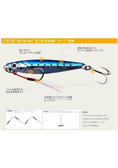 Ayrex Major Craft Lure, Metal Jig, Short Jig, Jps, 0.8 İnches 20/30/40/50/60 G , Various