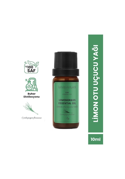 Bade Natural Limon Otu Uçucu Yağı %100 Saf 10 ML