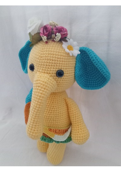 Amigurumi Çiçek Fil