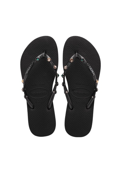 Havaianas Slim Luxury Siyah Kadın Terlik 4149285-0090-2210 Siyah