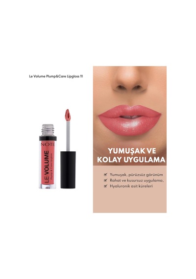 Cosmetics Le Volume Plump & Care Lipgloss 11 It's Fantastic Dudak Parlatıcısı, Pembe Diğer