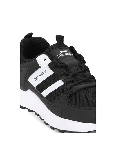 Slazenger Falcon I Erkek Siyah / Beyaz Koşu & Yürüyüş Spor Ayakkabısı Siyah - Beyaz