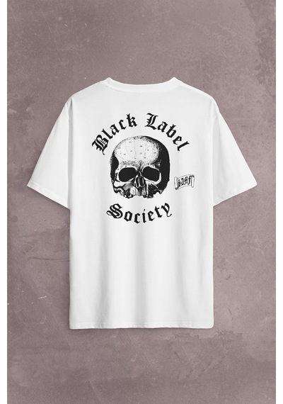 Black Label Socıety Anarchy Sırt Ön Baskılı Oversize Tişört Unisex T-shirt 001