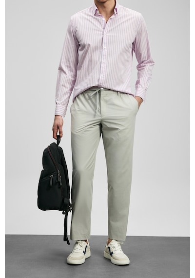 Lufian Fenrıc Smart Erkek Chino Pantolon Slim Fit Taş Taş 111190362100190
