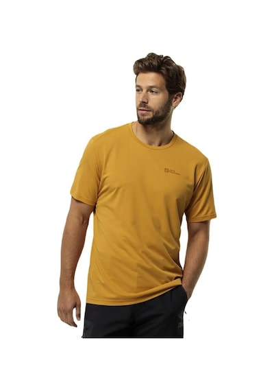 Jack Wolfskin Delgami S/s M Erkek T-shirt-sarı