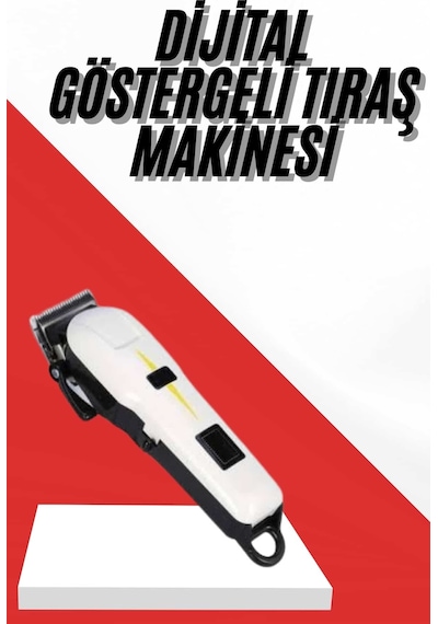Profesyonel - 826 - Şarjlı Tıraş Makinesi Turbo Kablosuz Saç - Csmo-tex - Kesme Makinesi