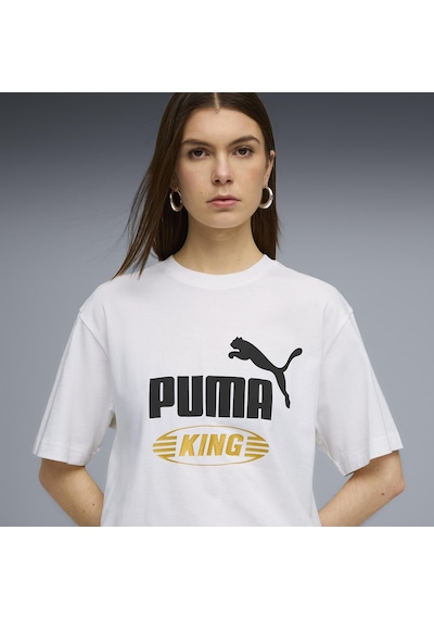 Puma Future Archive King Unisex Beyaz Günlük Stil T-shirt 63440602 Beyaz