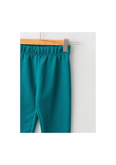LC Waikiki Lcw Eco Yeşil Beli Lastikli Basic Kız Bebek Tayt