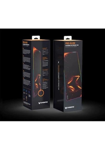 Sparkfox Pro-glide Rgb Ledli Geniş Yüzey Oyuncu Gamer Mouse Pad
