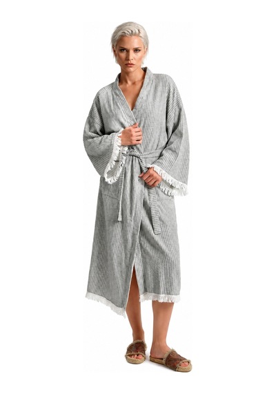 Brandsmiths Lune Grey Kimono Sarı