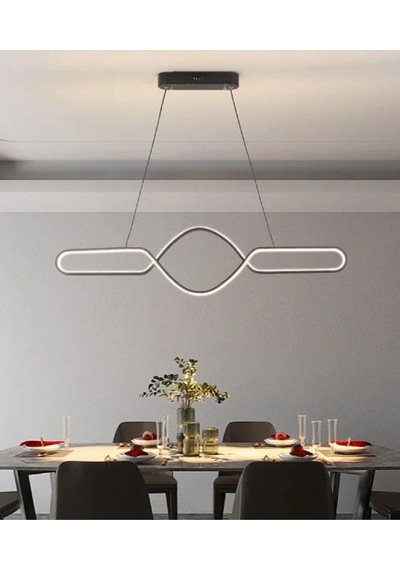 Neo / Sarkıt Avize / 90 Cm / 3 Renk Işık / Antrasit Gövde / 3 Yıl Antrasit